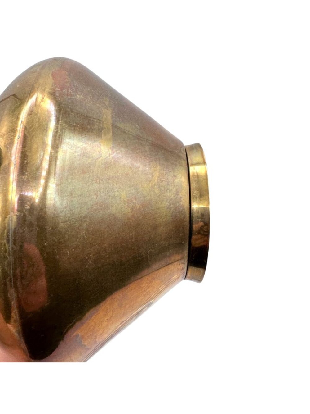 Vintage Hudson Bay Brass Pitcher 7.5" Etched Beaver Design 1970s Decorative - Picture 10 of 14